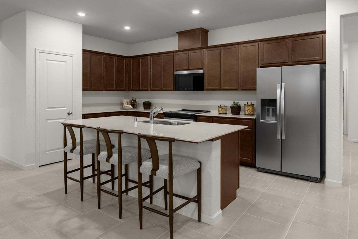 Plan 1468 Modeled - Kitchen
