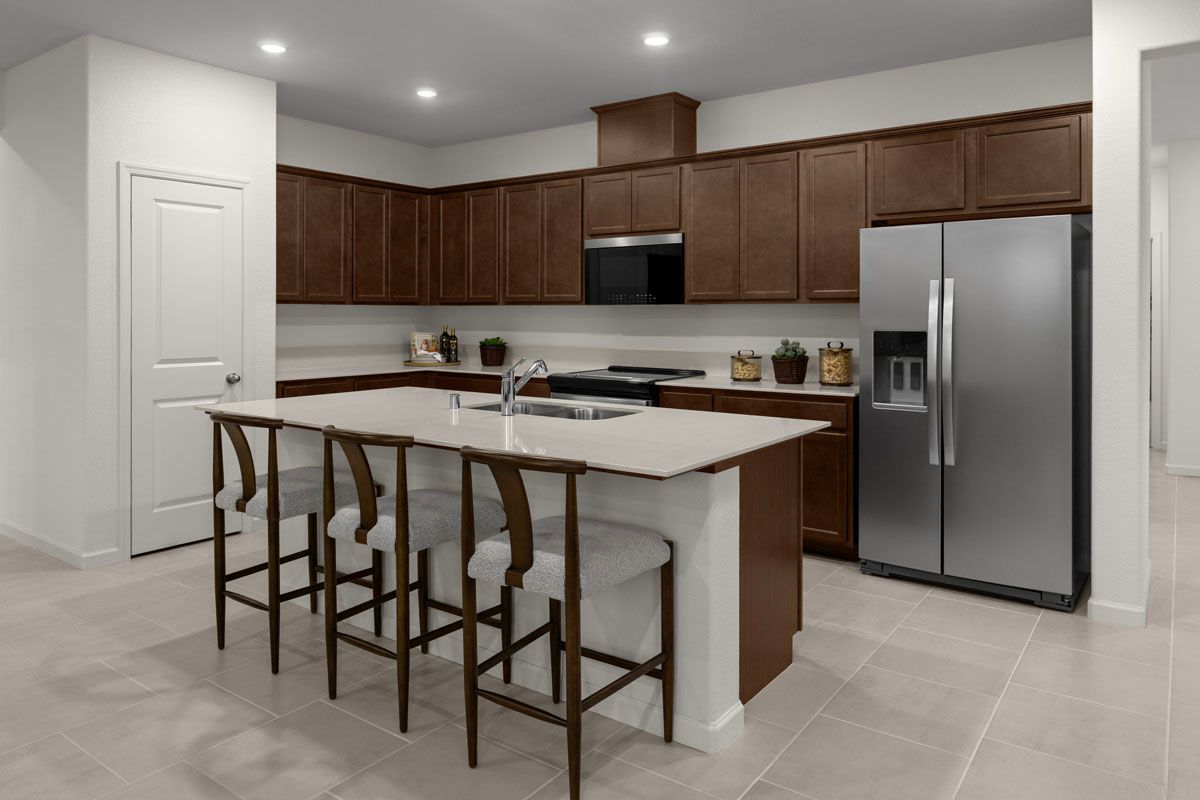 Plan 1468 Modeled - Kitchen