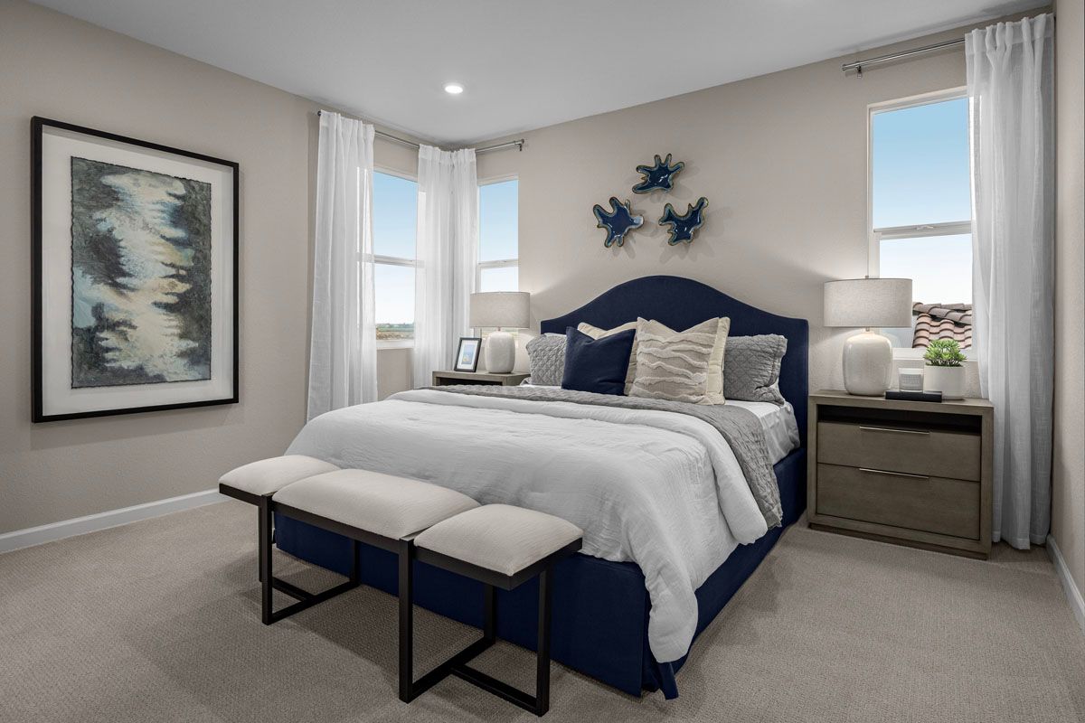 Plan 1751 Modeled - Primary bedroom