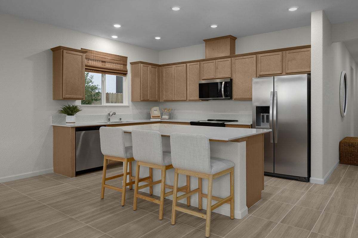Plan 1718 Modeled - Kitchen