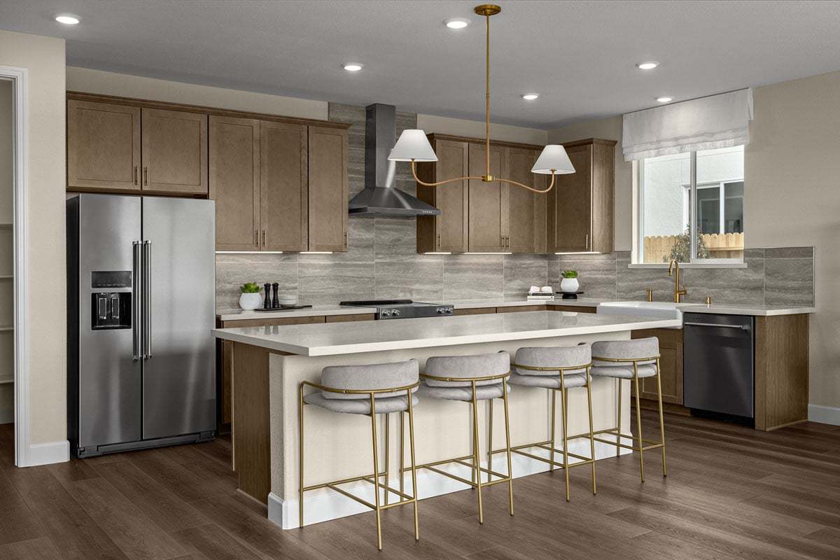 Plan 2000 Modeled - Kitchen