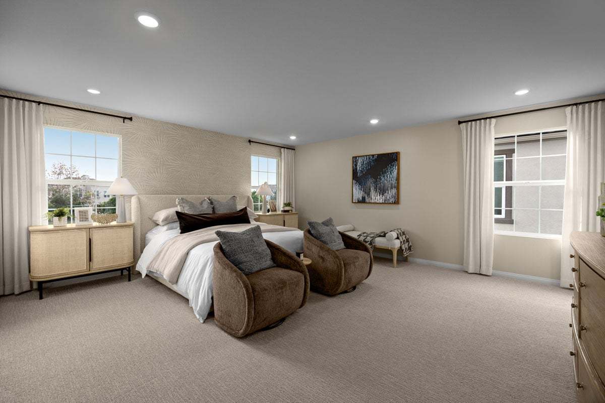 Plan 2872 Modeled - Primary bedroom