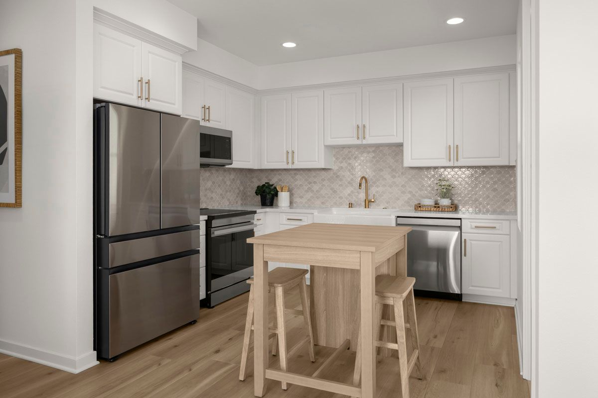 Plan 1298 Modeled - Kitchen