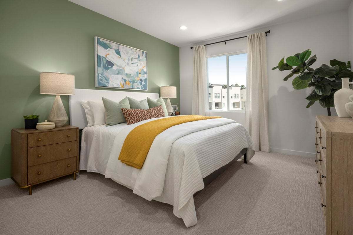 Plan 1298 Modeled - Primary bedroom