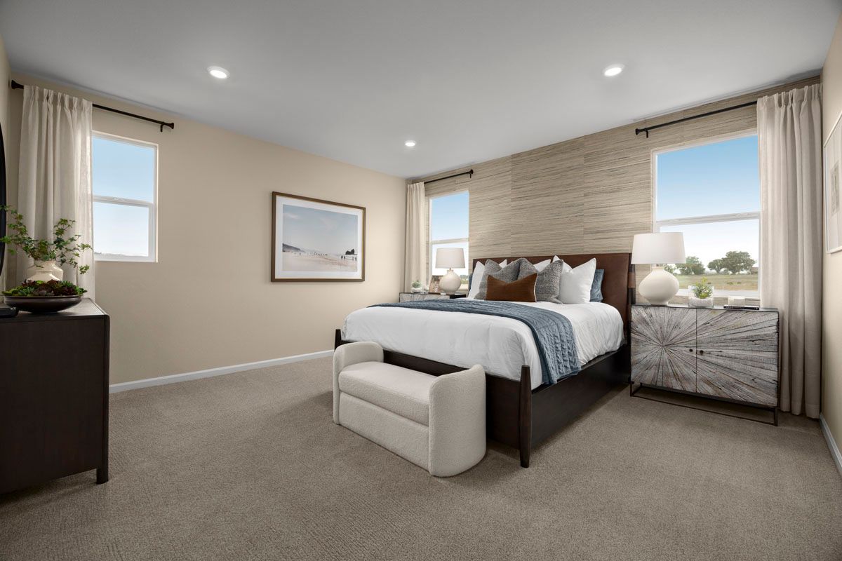 Plan 2088 Modeled - Primary bedroom