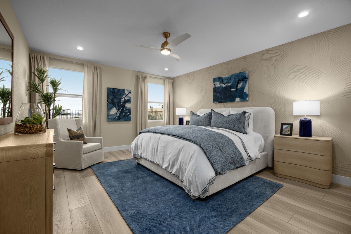 Plan 2321 Modeled - Primary bedroom