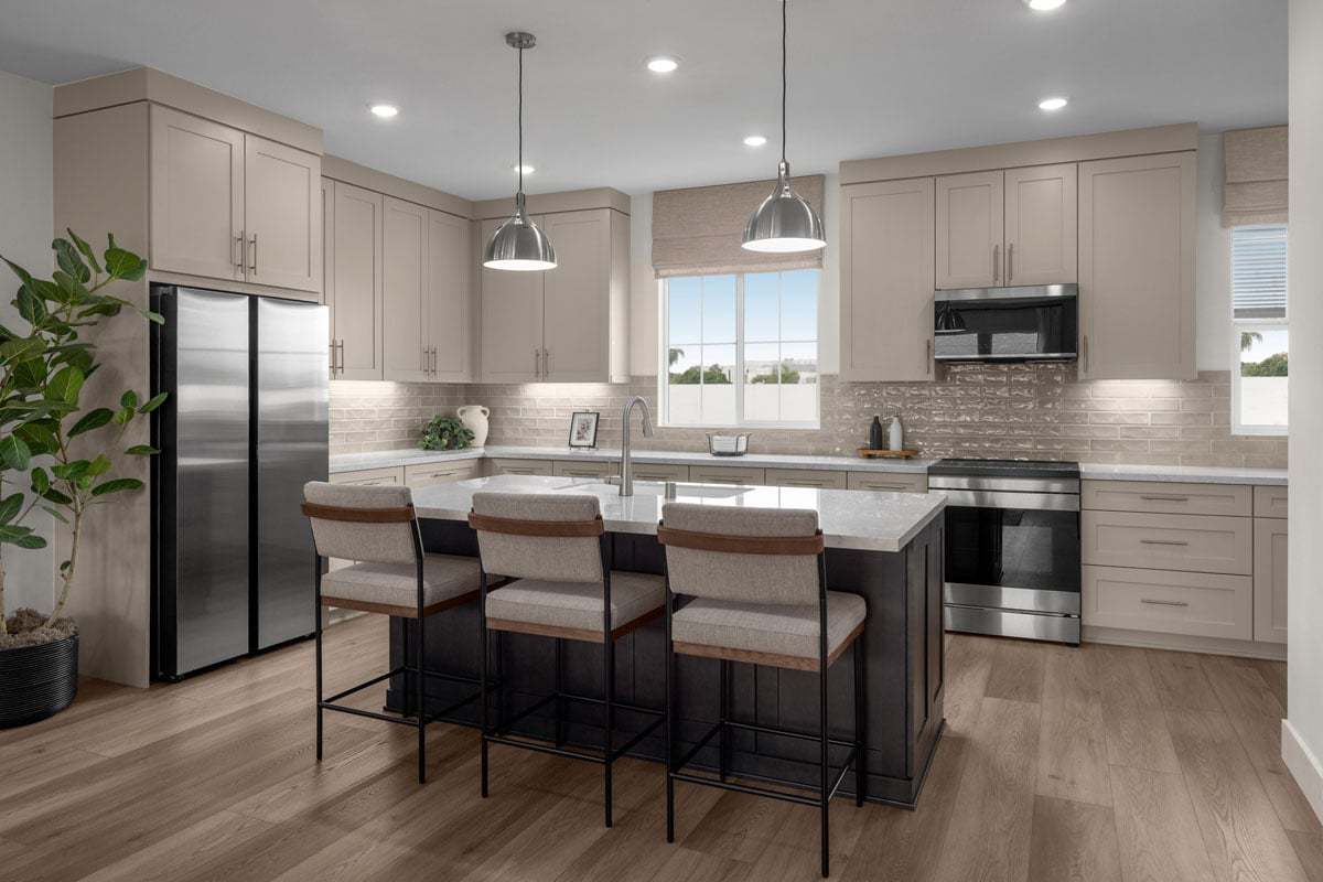 Plan 1834 Modeled - Kitchen