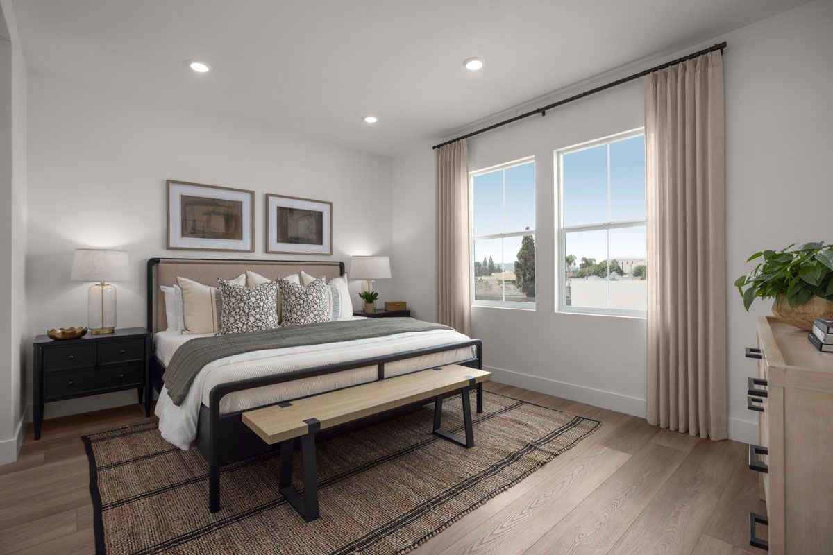 Plan 1834 Modeled - Primary bedroom