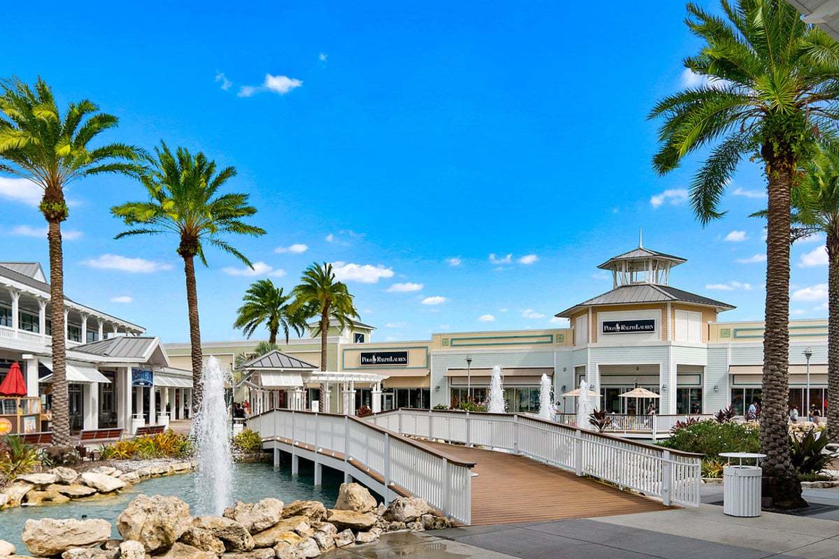 Quick drive to Tampa Premium Outlets®