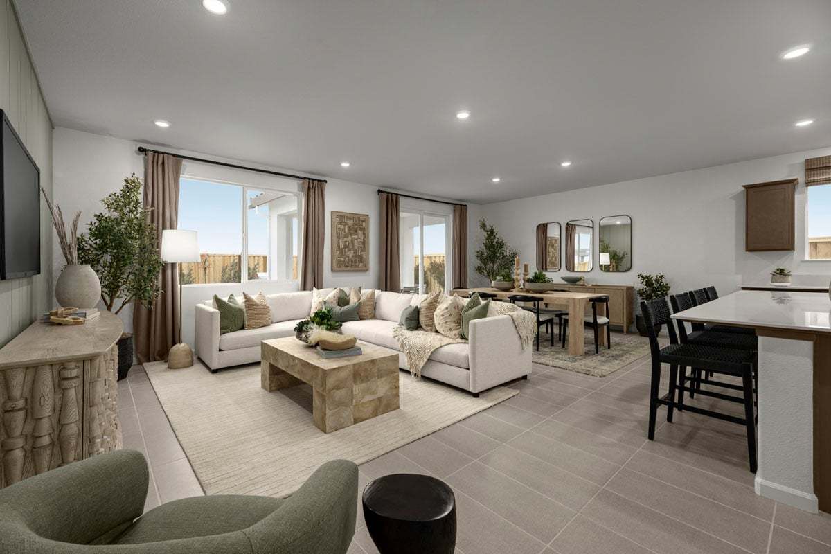 Plan 1865 Modeled - Great room