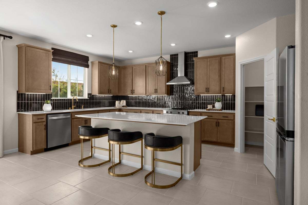 Plan 2385 Modeled - Kitchen