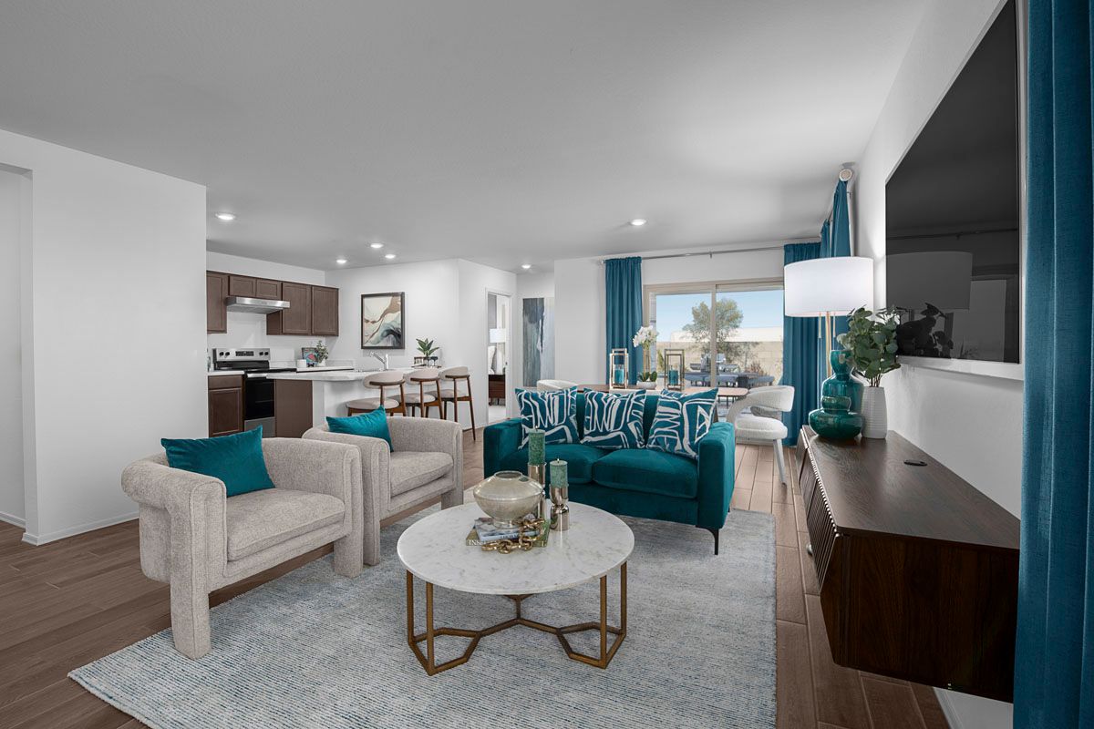 Plan 1391 Modeled - Great room