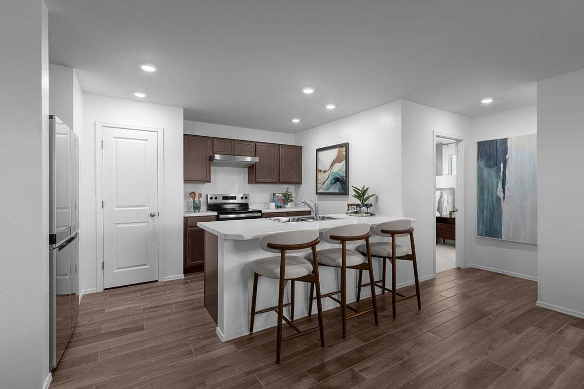Plan 1391 Modeled - Kitchen