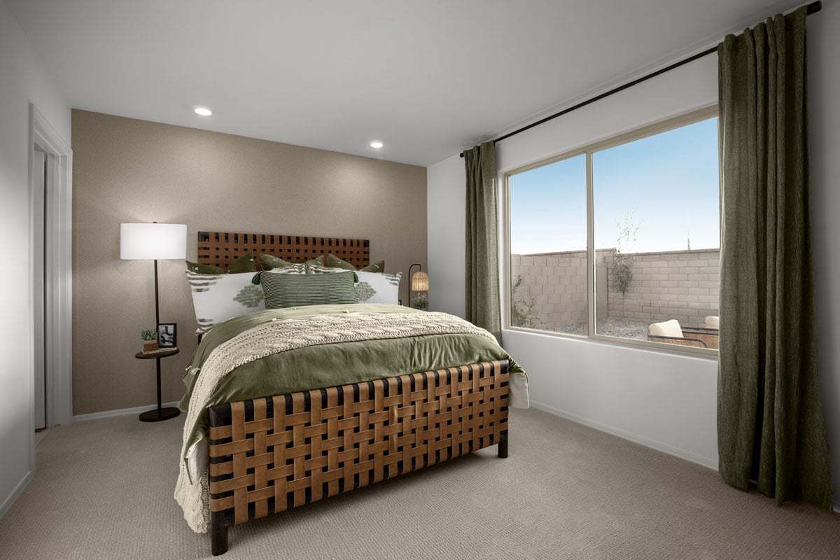Plan 1383 Modeled - Primary bedroom