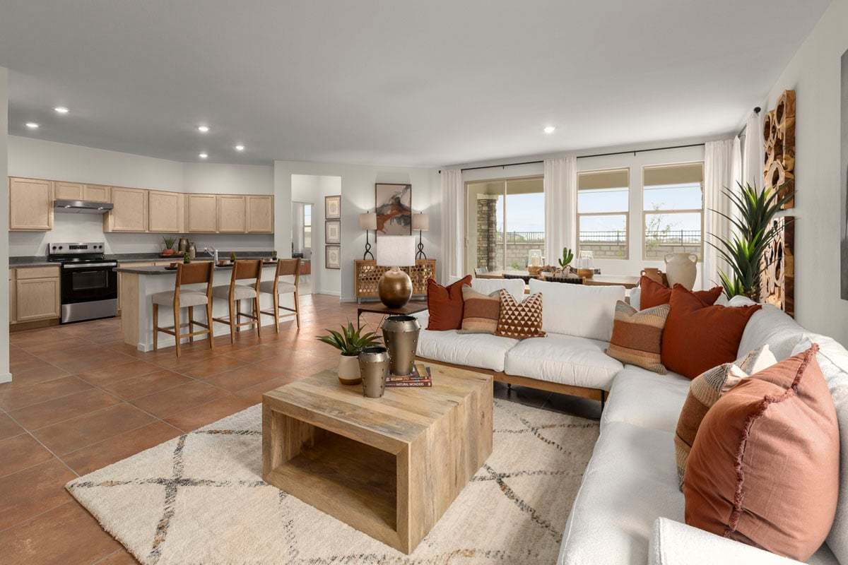 Plan 2128 Modeled - Great room