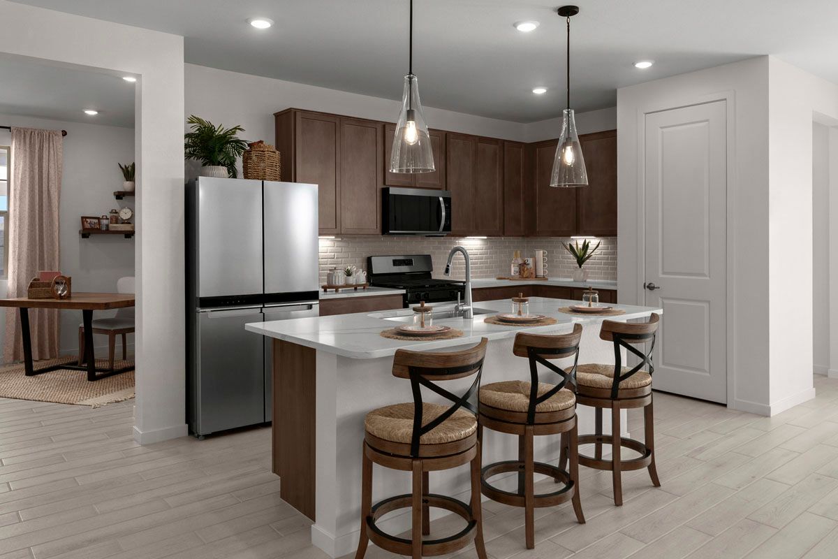 Plan 1849 Modeled - Kitchen