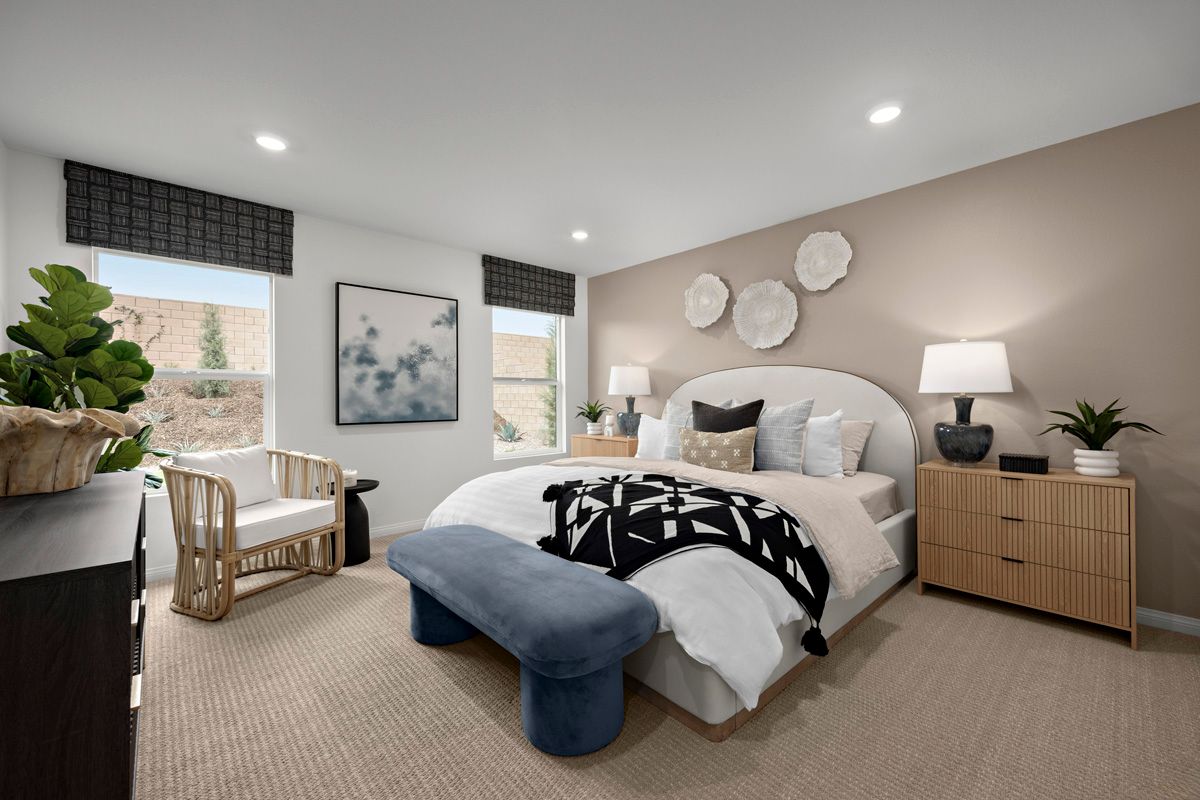 Plan 1616 Modeled - Primary bedroom