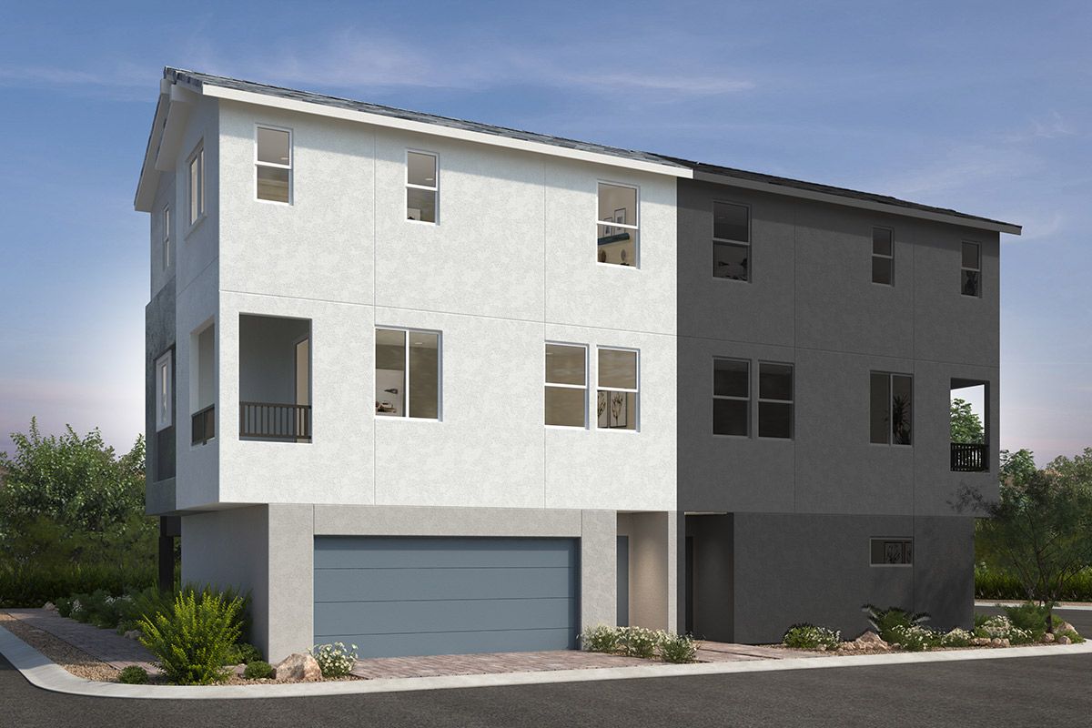Plan 1201 End Unit - Chelsea Commons: Las Vegas, Nevada - KB Home