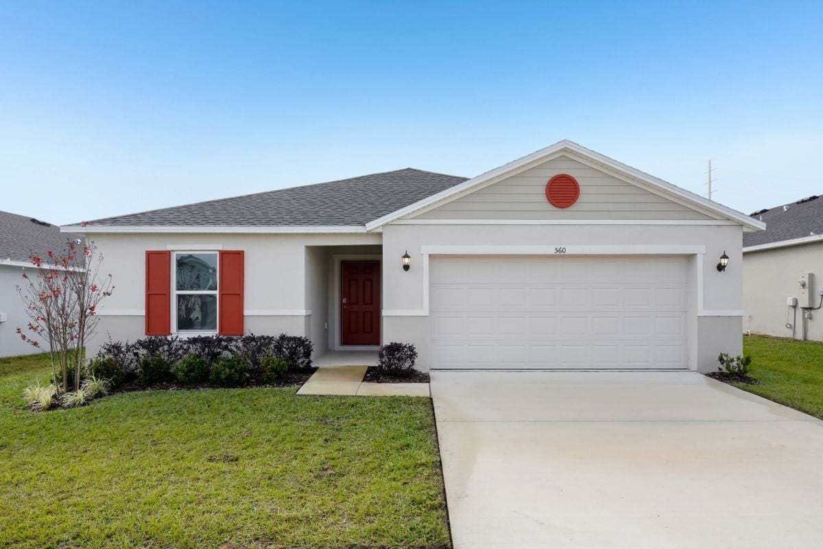 Plan 1989 Modeled - Landings at Lake Mabel Loop: Dundee, Florida - KB Home