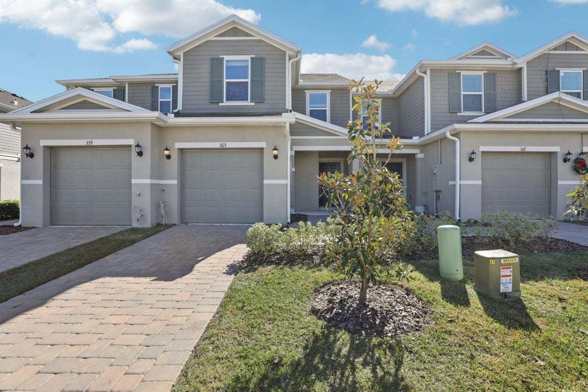 Plan 1557 - Reserve at Forest Lake Townhomes: Lake Wales, Florida - KB Home