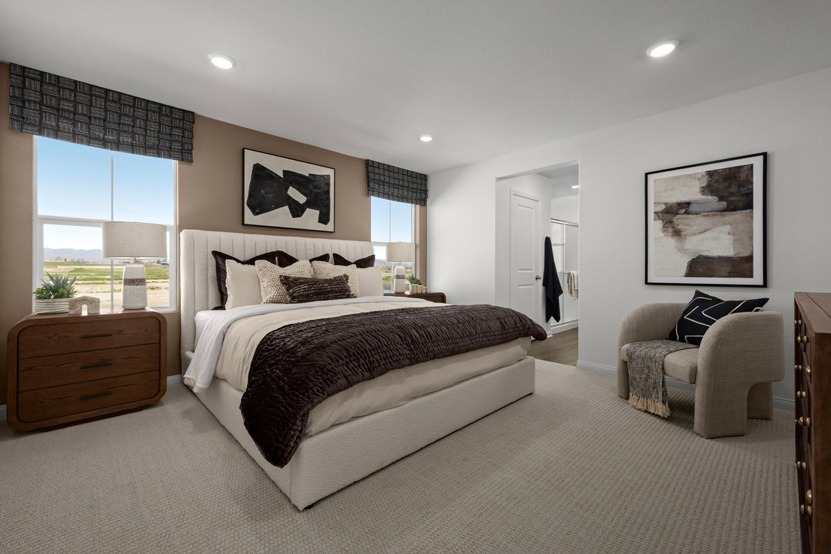 Plan 2121 Modeled - Primary bedroom