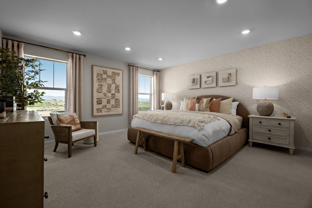 Plan 2219 Modeled - Primary bedroom
