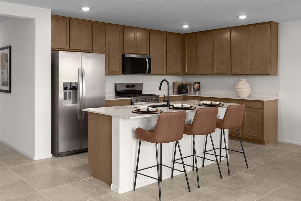 Plan 1708 Modeled - Kitchen