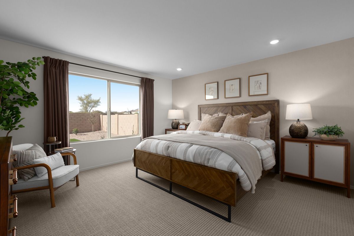 Plan 1708 Modeled - Primary bedroom