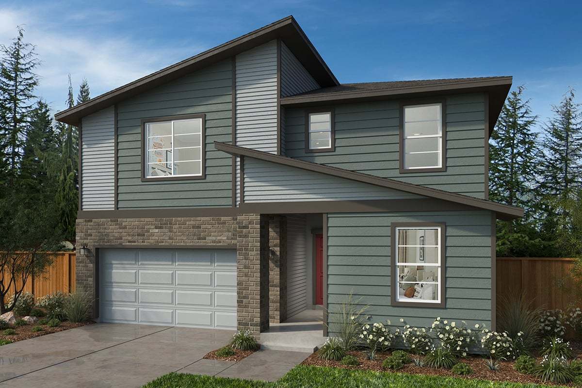Exterior D with optional masonry