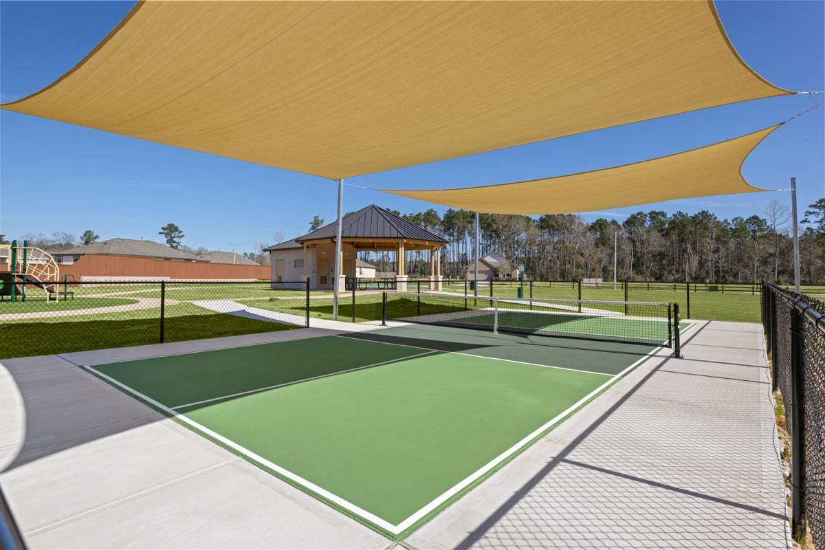 Community pickleball court