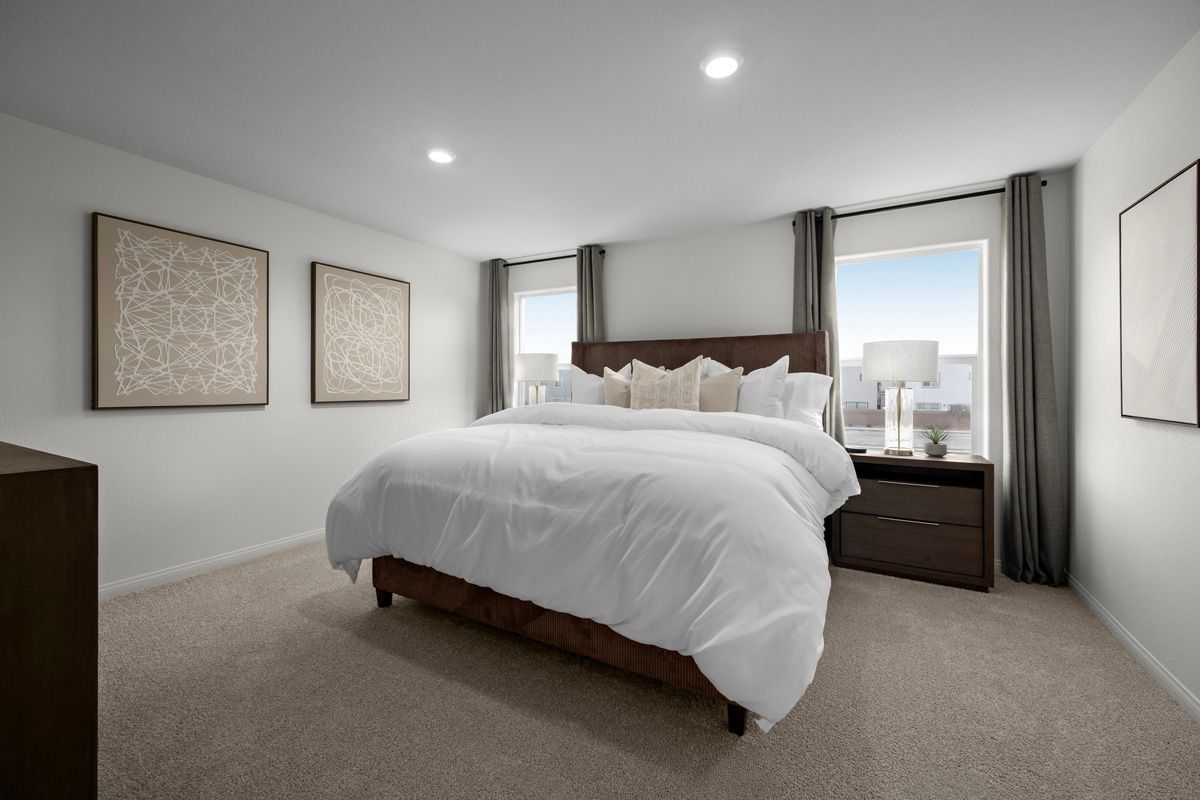 Plan 2069 Modeled - Primary bedroom