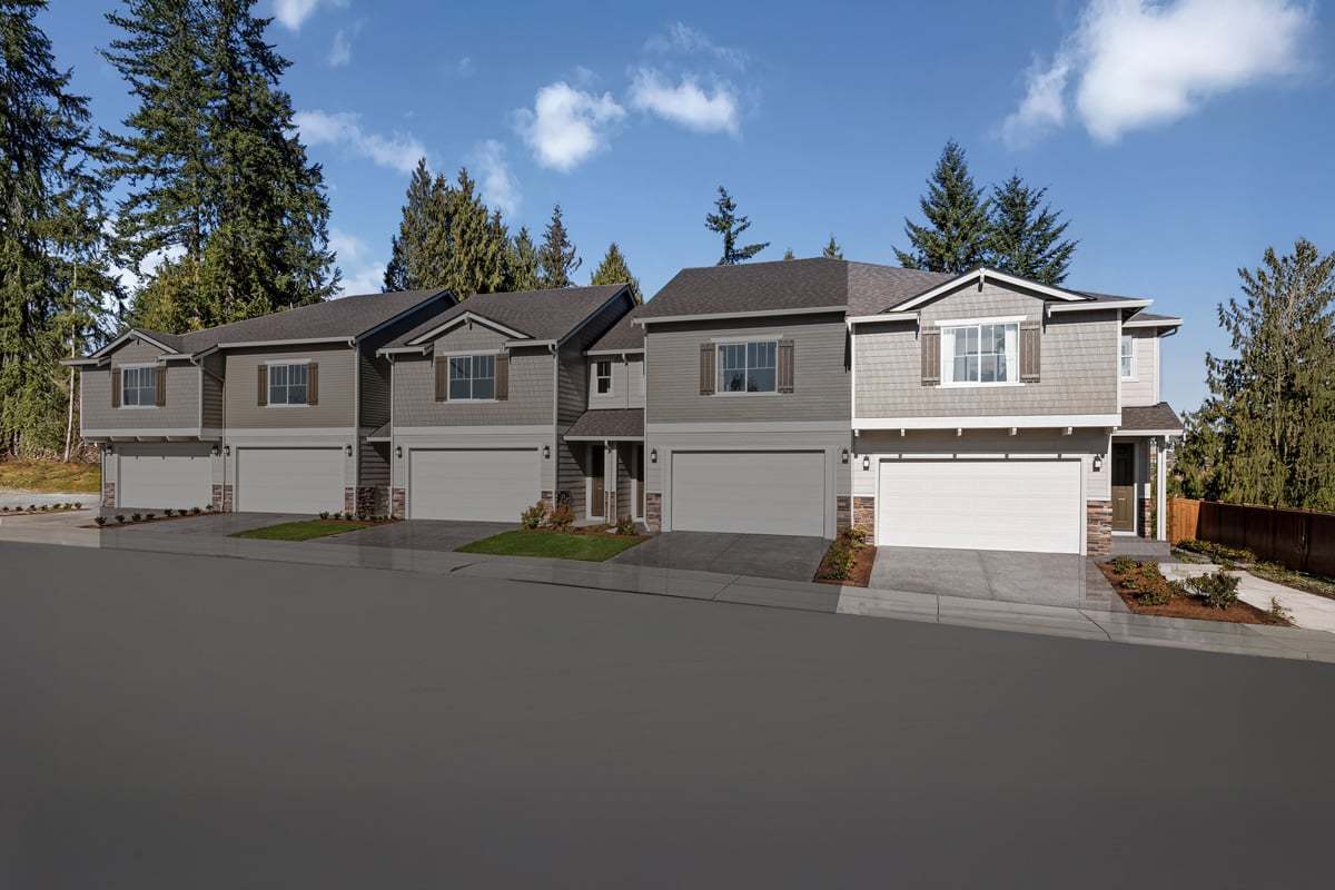 Plan 1834 Modeled - 87th Townhomes: Marysville, Washington - KB Home