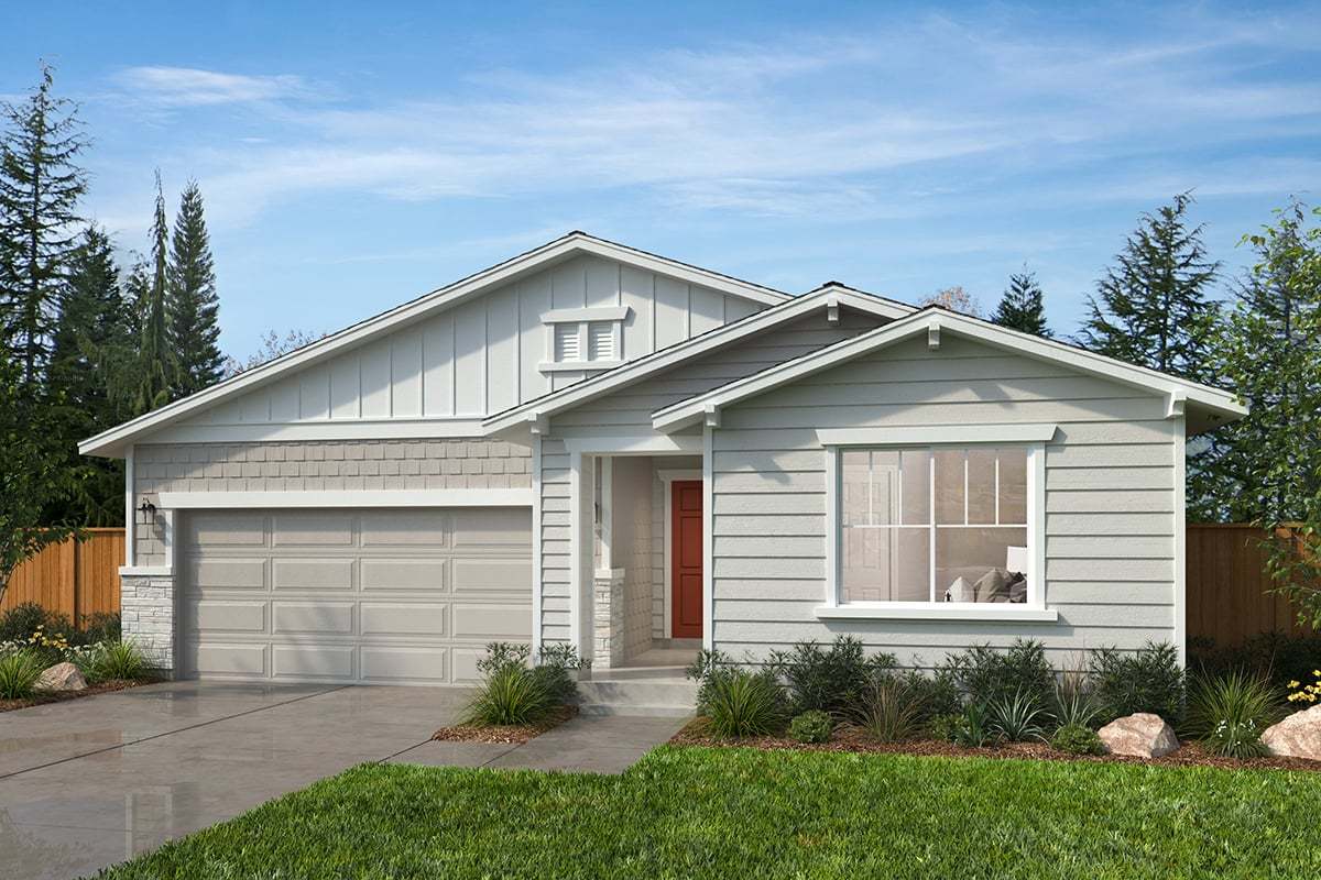 Exterior B with optional masonry