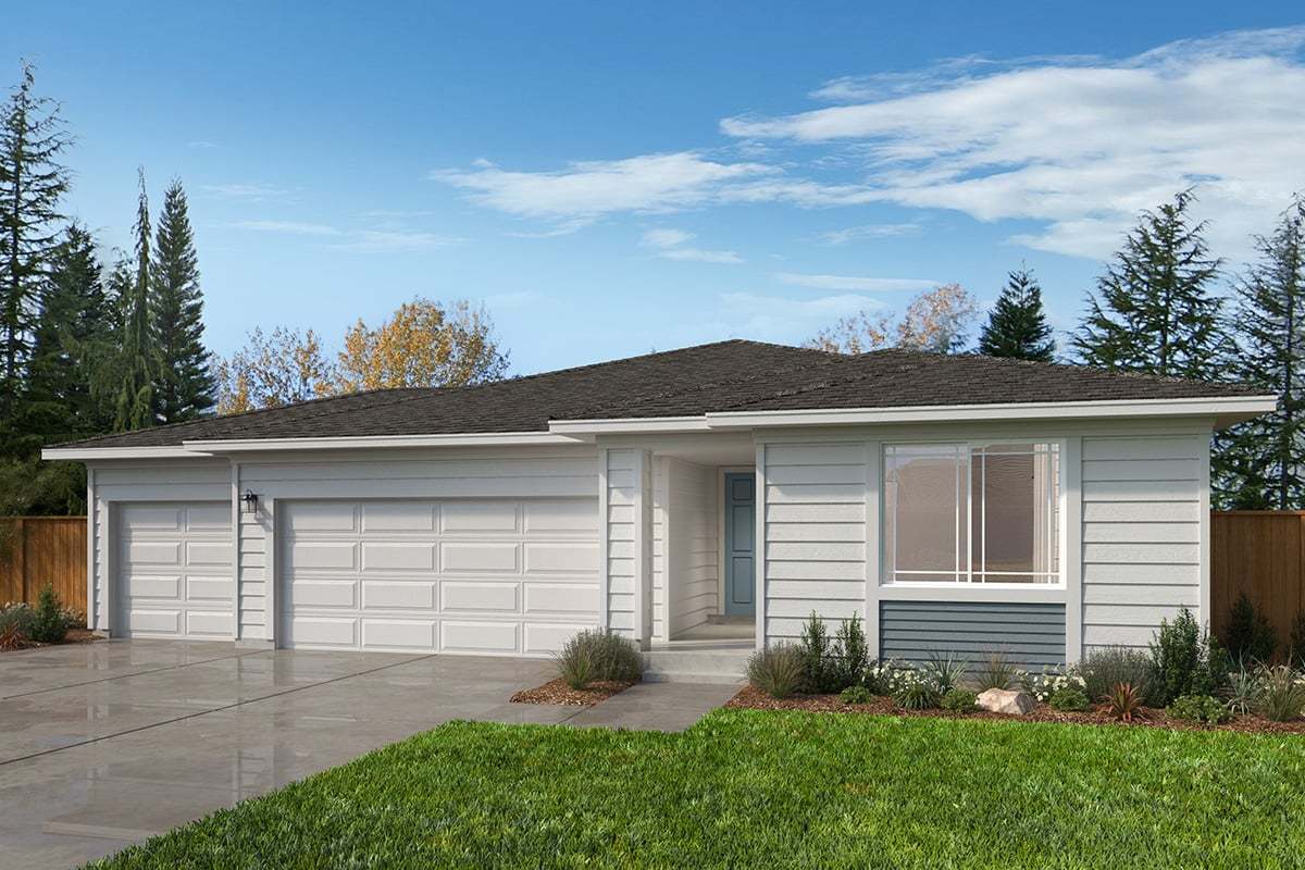 Exterior C with optional 3-car garage