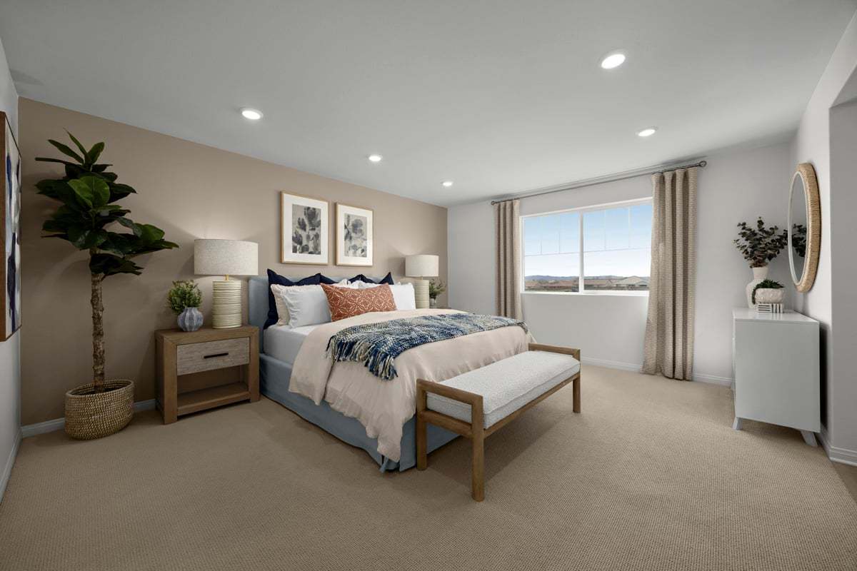 Plan 1503 Modeled - Primary bedroom