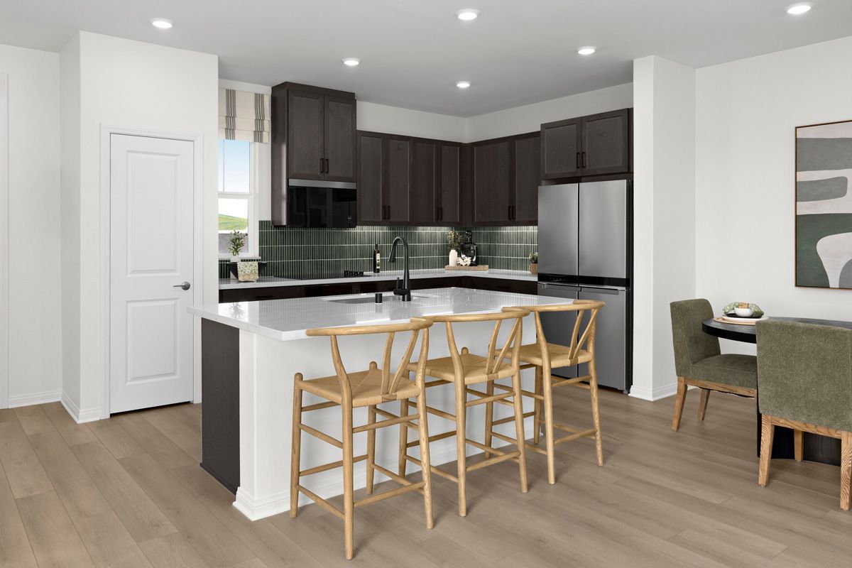 Plan 1640 Modeled - Kitchen