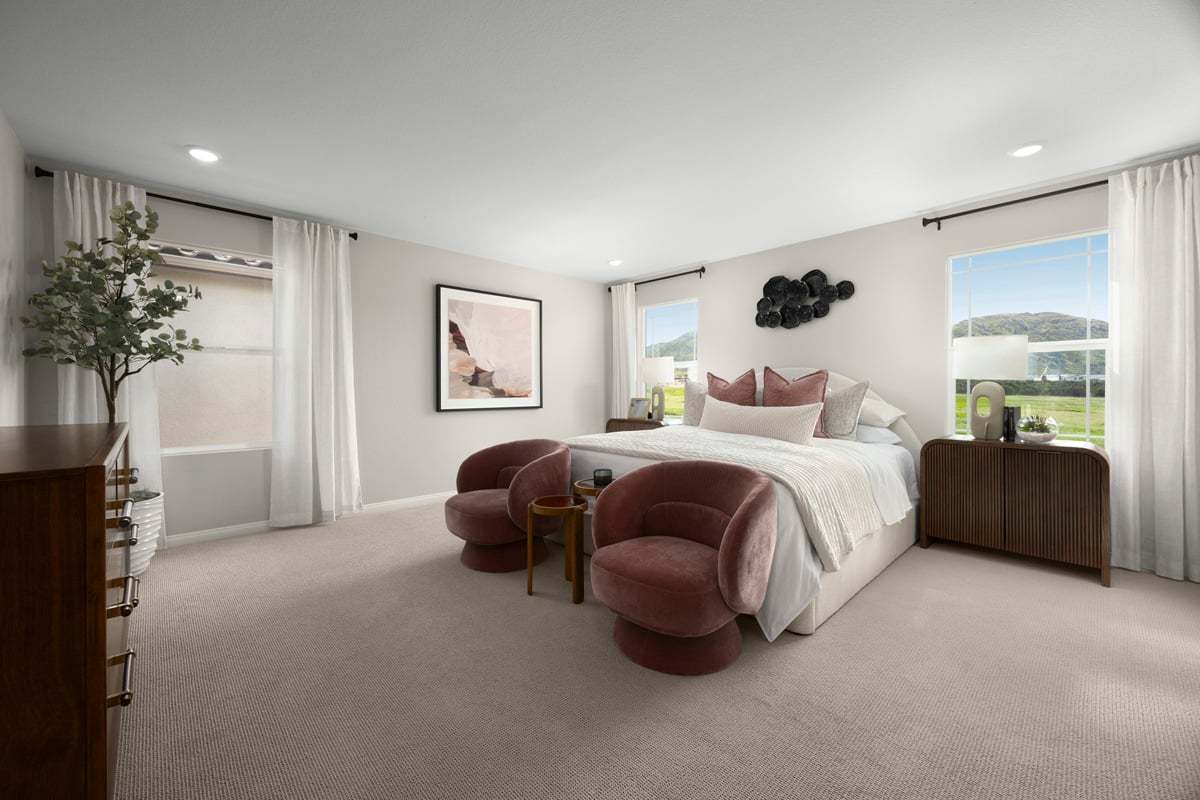 Plan 2244 Modeled - Primary bedroom