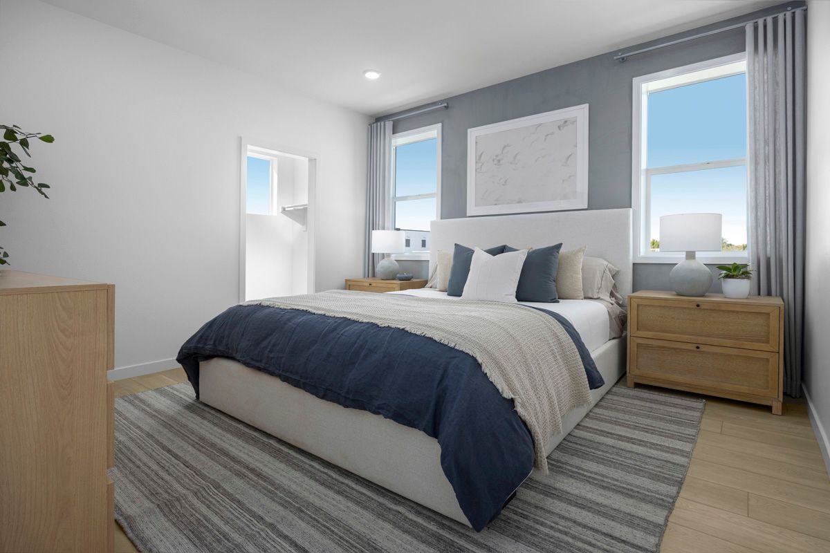 Plan 1338 Modeled - Primary bedroom