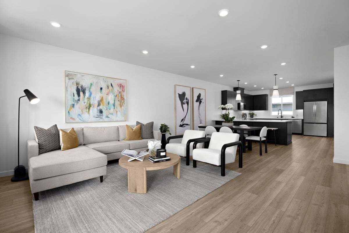 Plan 1943 Modeled - Great room