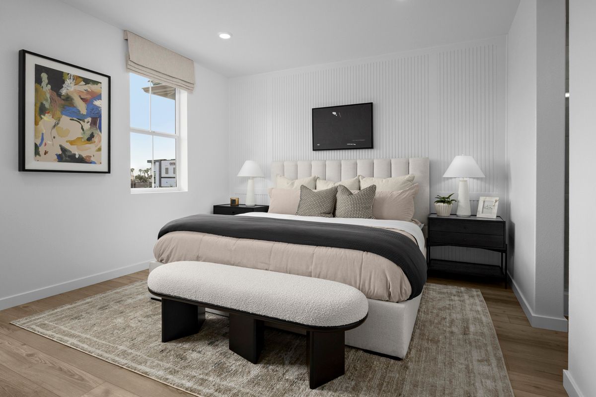 Plan 1943 Modeled - Primary bedroom