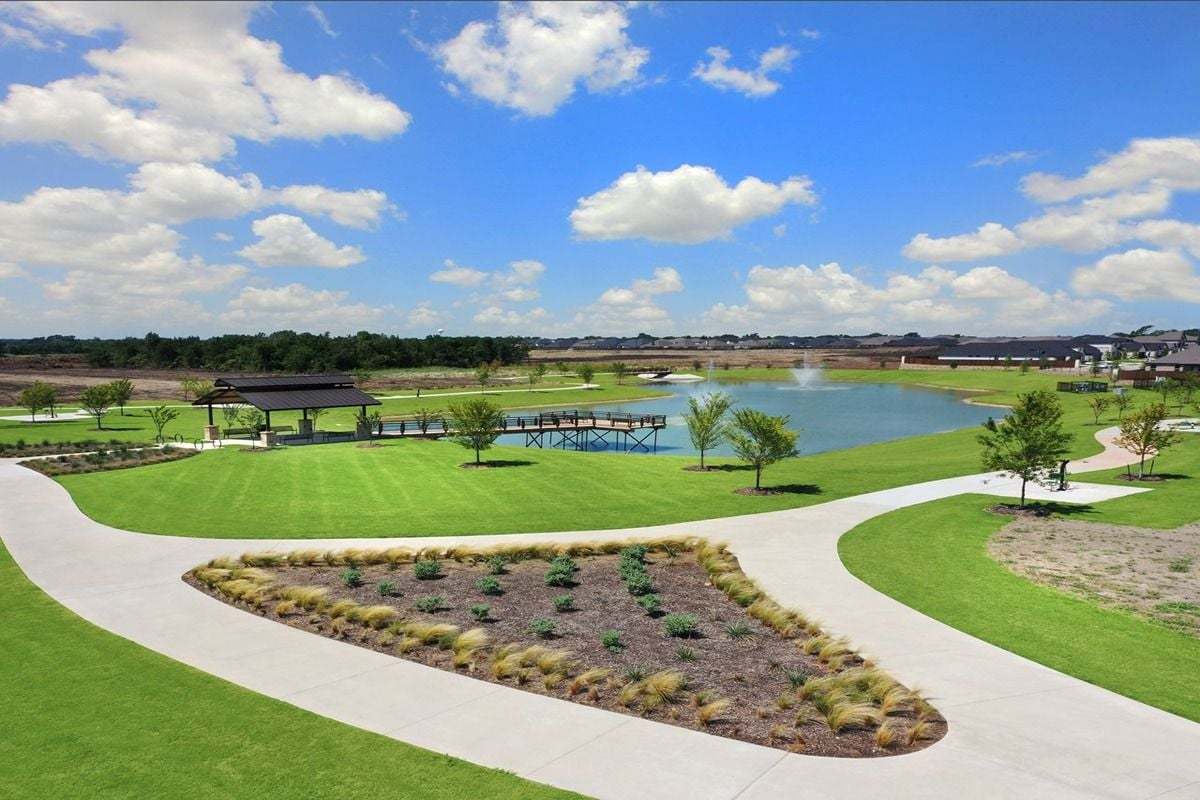 Community fishing pond