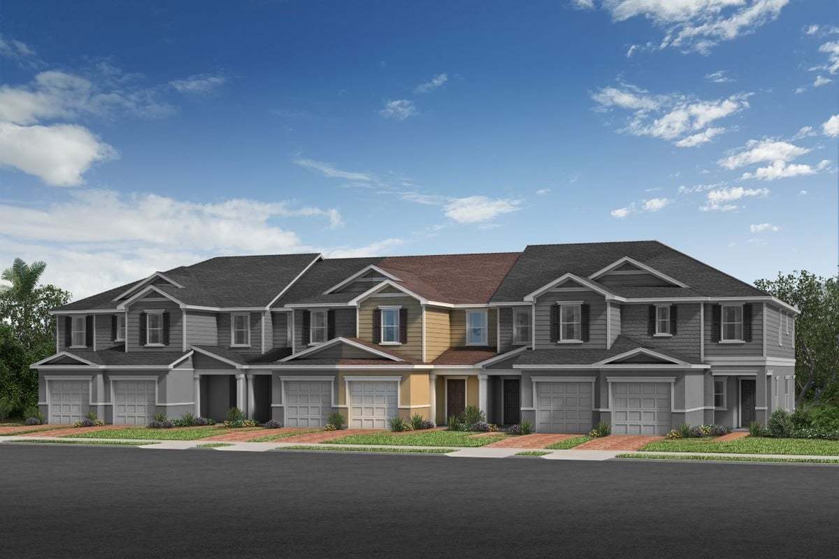 Plan 1463 Modeled - The Sanctuary Townhomes: Clermont, Florida - KB Home