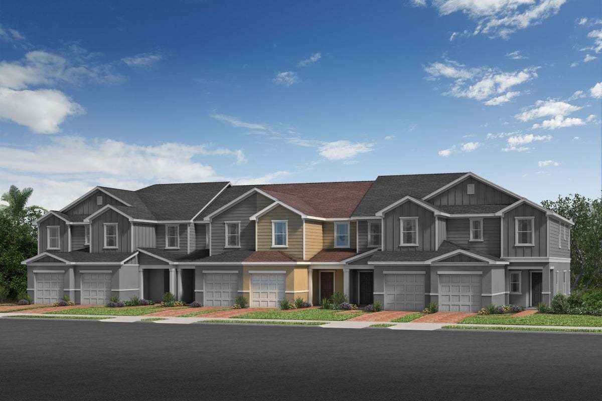 Plan 1463 Modeled - The Sanctuary Townhomes: Clermont, Florida - KB Home