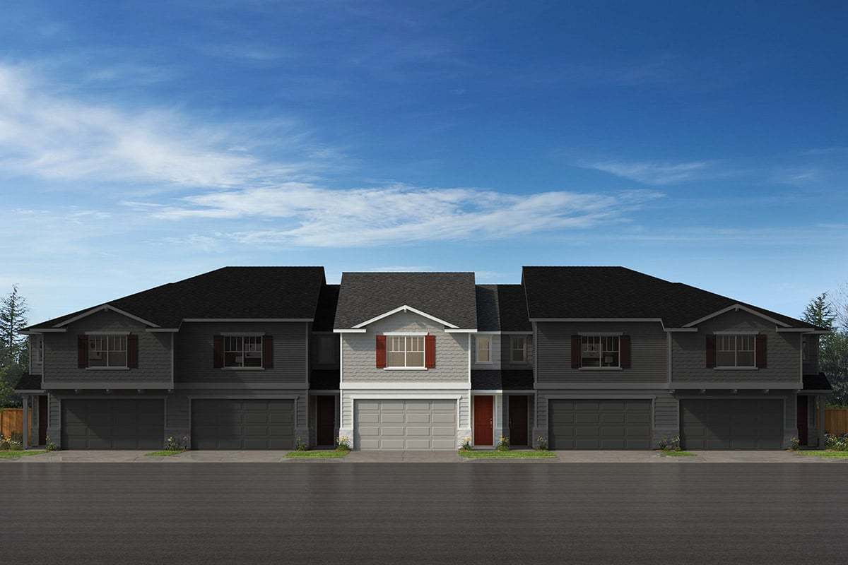 Plan 1692 Modeled - 87th Townhomes: Marysville, Washington - KB Home