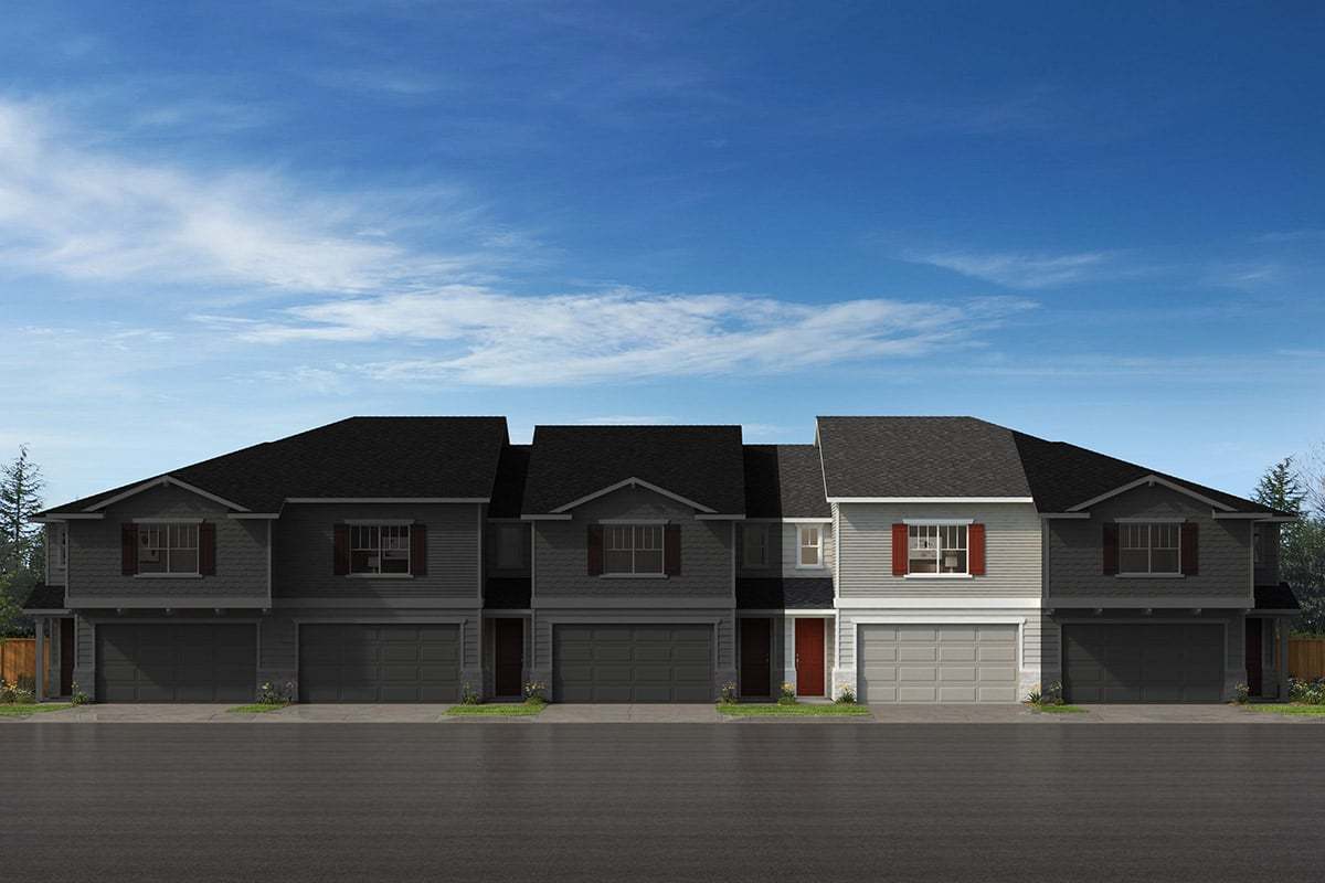 Plan 1692 Modeled - 87th Townhomes: Marysville, Washington - KB Home