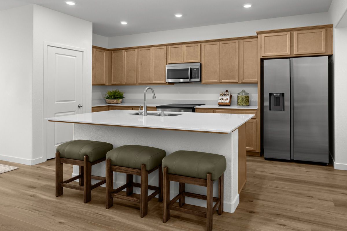 Plan 1565 Modeled - Kitchen