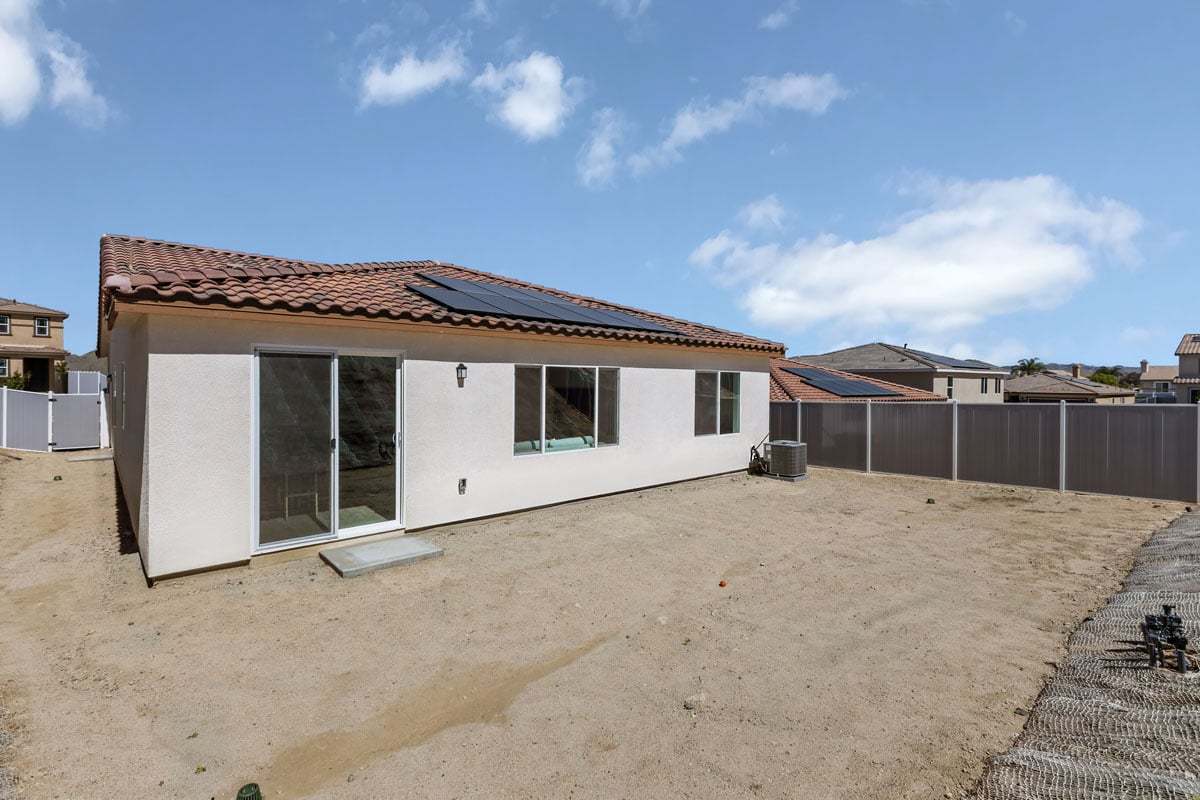 Rear exterior