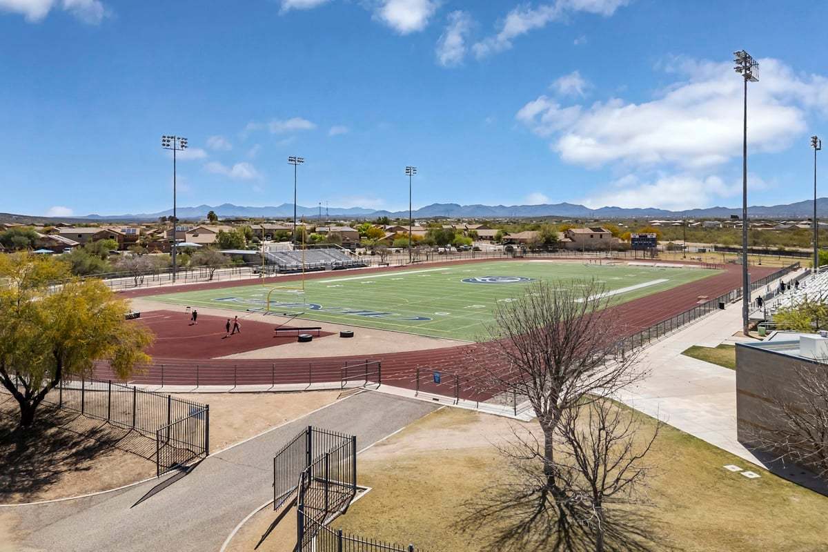 Half a mile to Bobcat Stadium at Cienega High School