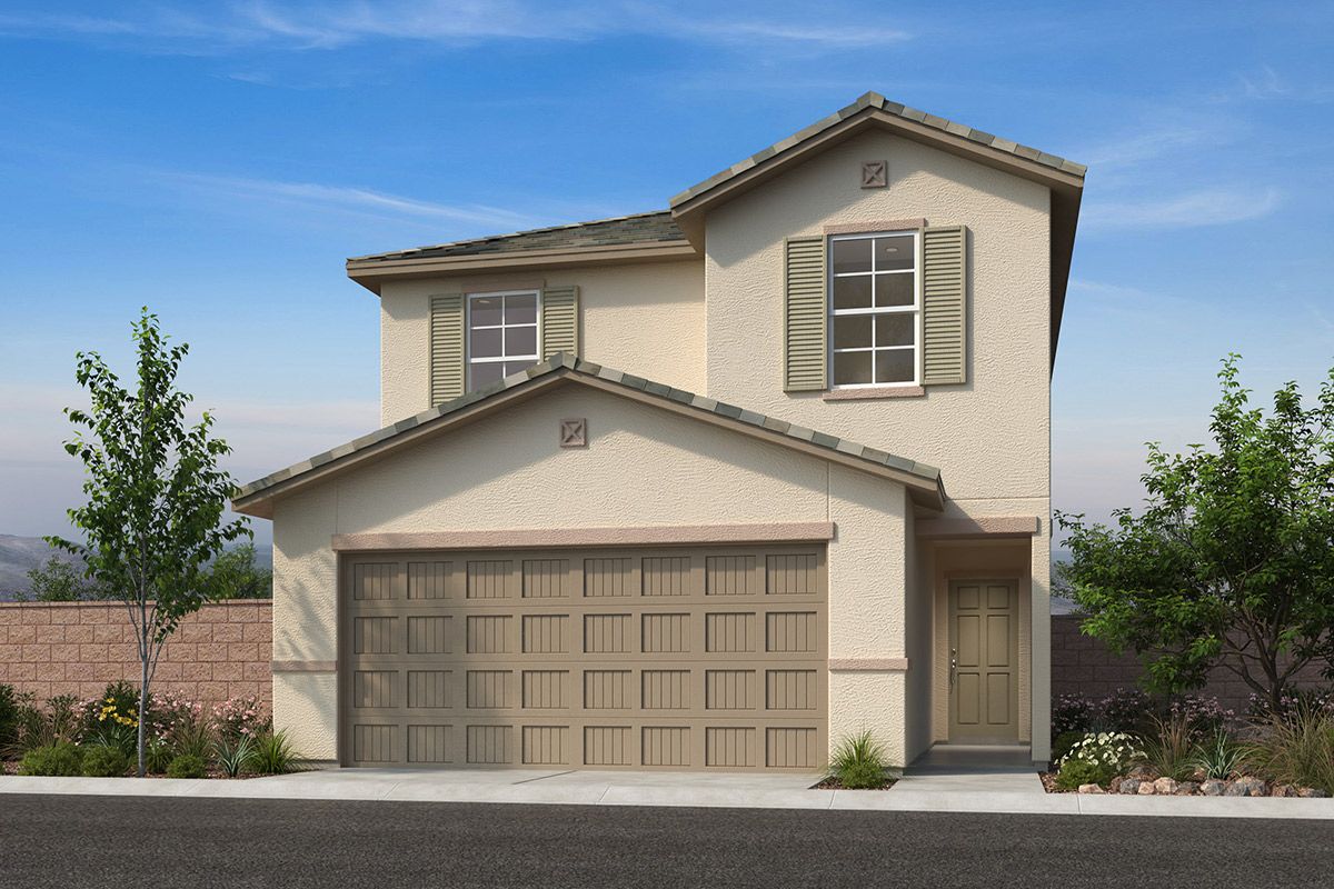 Plan 1590 - The Landings at Rancho Del Lago: Vail, Arizona - KB Home