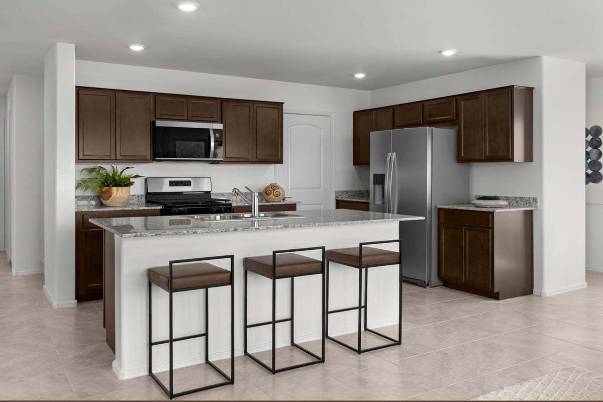 Plan 1768 Modeled - Kitchen